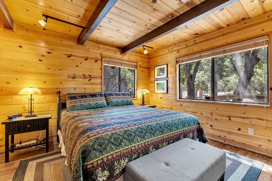 Stonewood vacation rental sleeping area